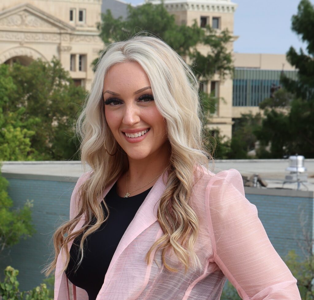 Wichita bail bonds agent Michele Eastep at Eastep Bail Bonds in Wichita, Kansas