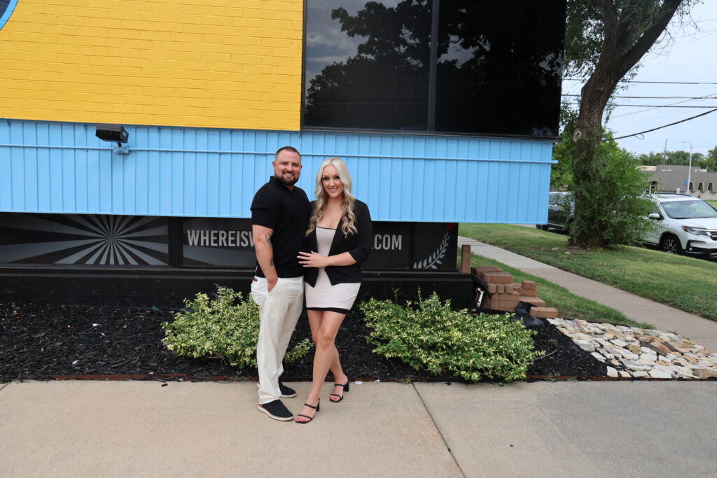 Ryan Eastep and Michele Eastep with Eastep Bail Bonds in Wichita, Kansas at Sedgwick County Jail