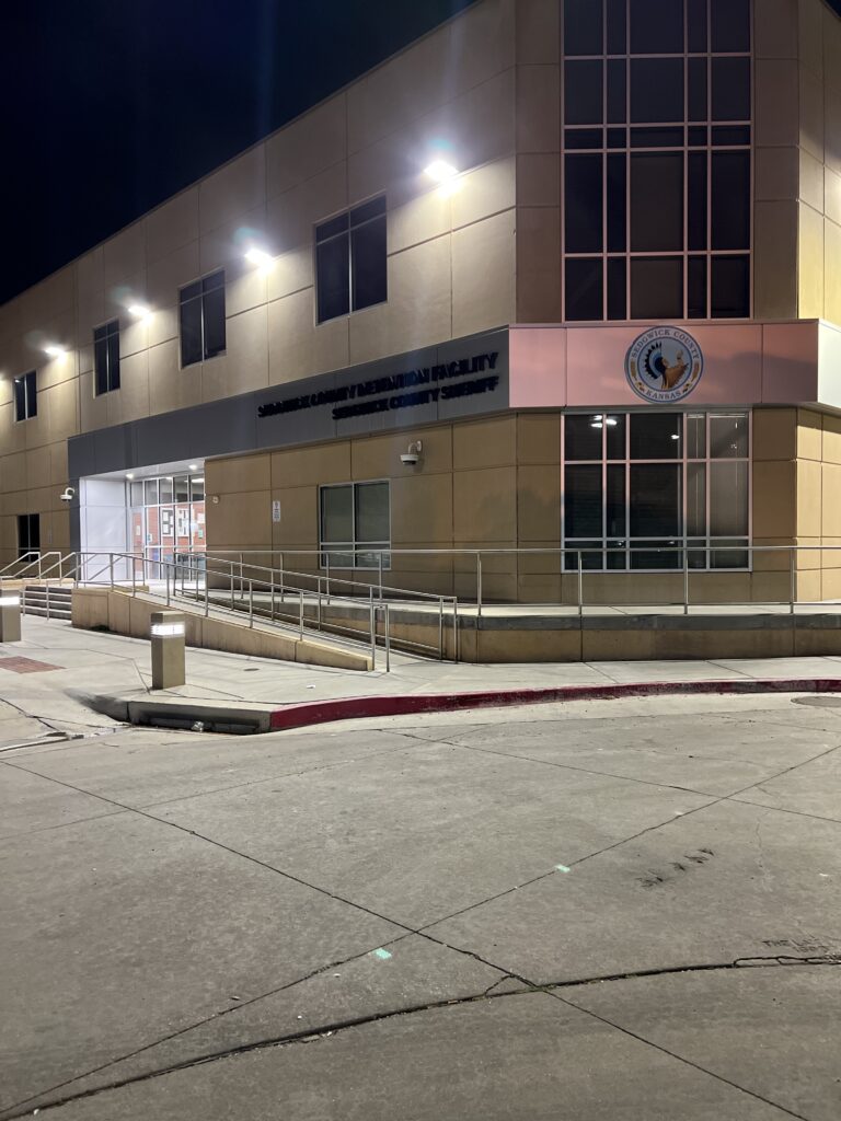 Sedgwick County Jail at Night Time in Wichita, Kansas