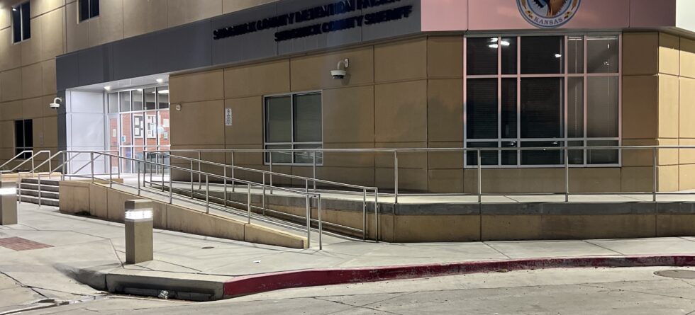 Sedgwick County Jail at Night Time in Wichita, Kansas
