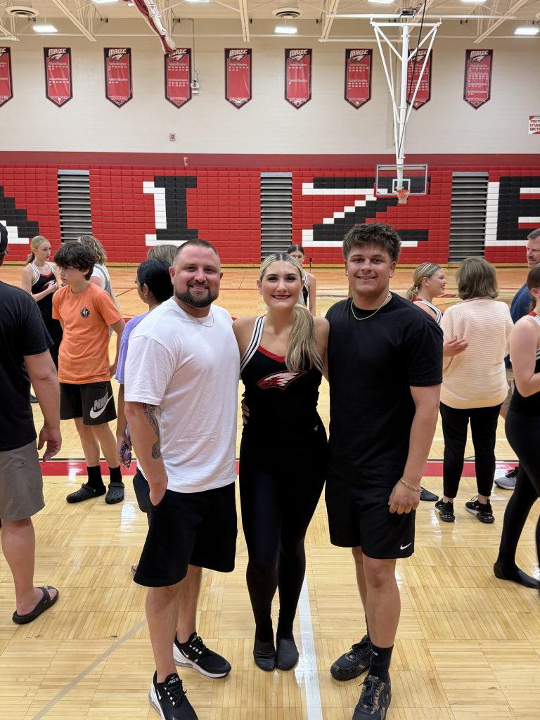 Eastep family members together at Maize High School